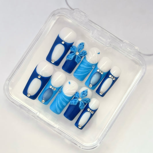 Blue Blossom Glam